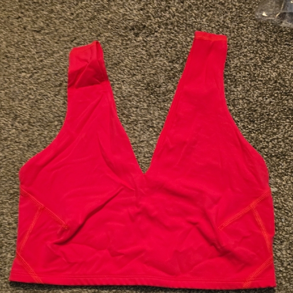 FP Movement by Free People Other - NWOT Free People Deep V Longline Bralette in Hot Pink